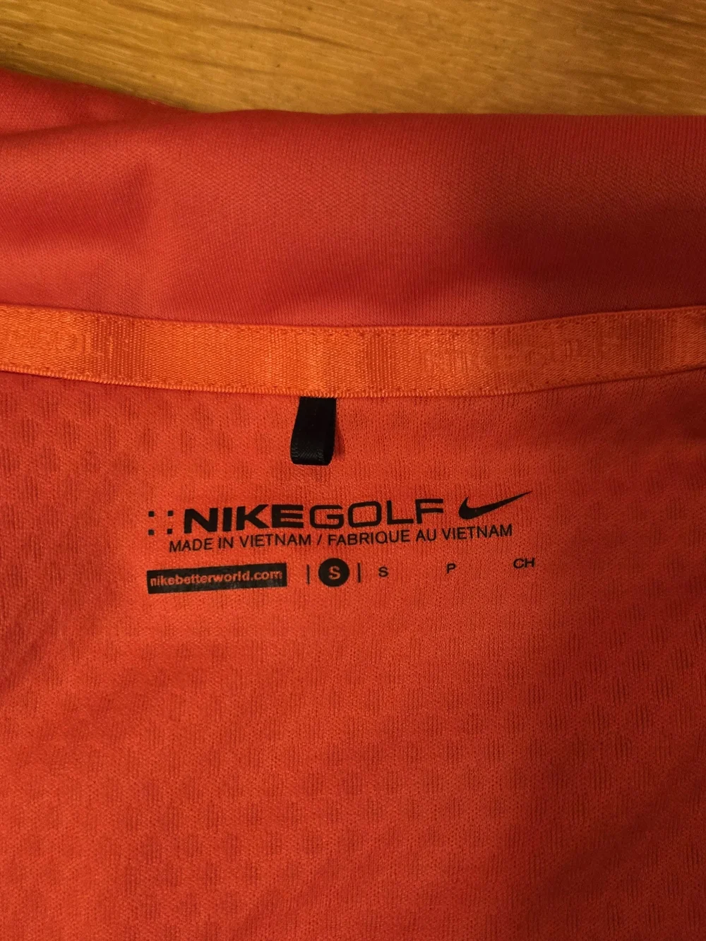 Womens Nike Golf Sleeveless Zip Front Vest in Bright Orange Size S